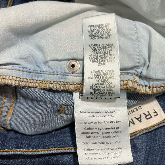 Frame Denim Le Crop Flare Jeans Cropped Sunrise Park Size 27 High Waist LCF6540 - Picture 8 of 8